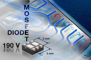 Vishay带有同体封装的 190V 功率二极管的 MOSFET