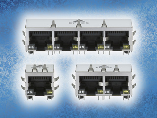 RJ45局域网插座: 爱普科斯低插入损耗、高噪声抑制产品