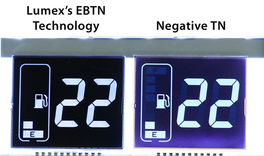 INFOVUE EBTN：LUMEX推出300:1高对比度TN LCD