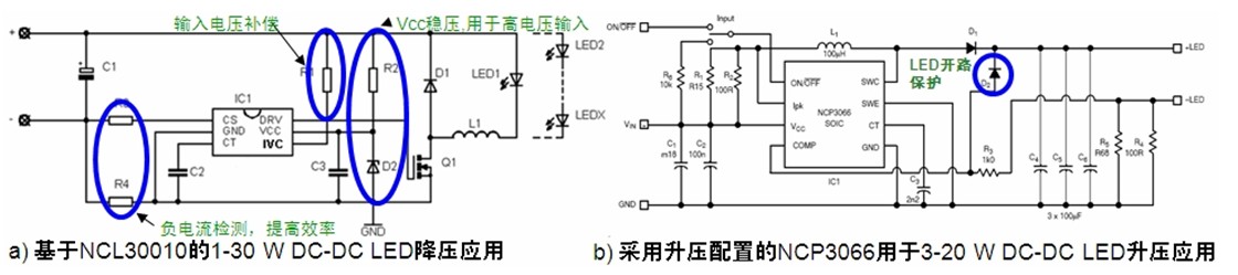 ͼ6NCL300101-30 W LEDѹӦúͻNCP30663-20 W LEDѹӦ