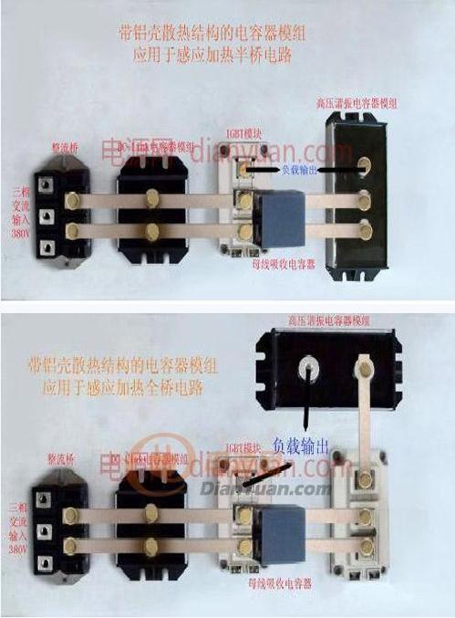 薄膜电容器模组应用在感应加热设备