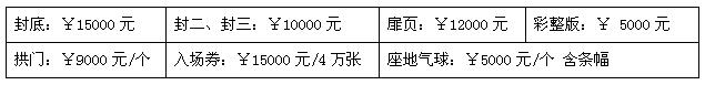 会刊及其它广告