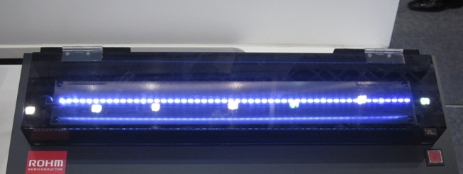 罗姆可用于平板电视背光的LED灯条采用了COB方式