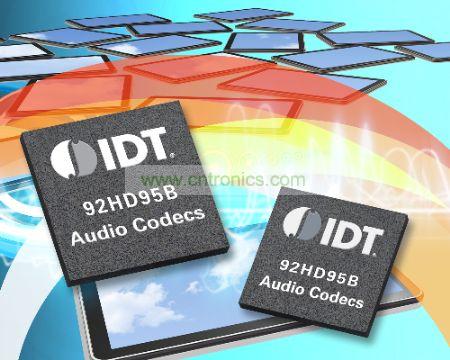 IDT 92HD95B 是一款拥有 24 位分辨率的四通道高清音频解码器（两个立体声 DAC 和ADC）