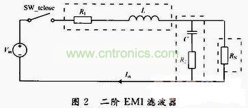 二阶EMI滤波器