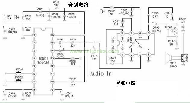 声音电路图分析