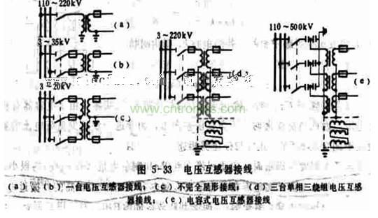 电压互感器接线图