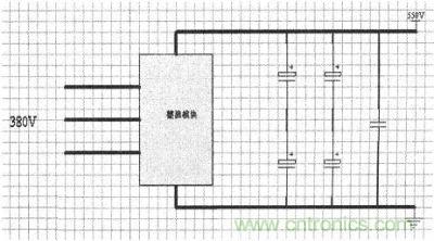 工作整流滤波电路示意图