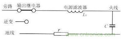 闭合逆变电路时简化电路图