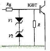 图5： 防栅极电荷积累与栅源电压尖峰的保护
