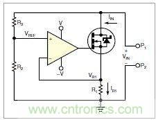 图1：MOSFET的电阻变化，功能上像是一只可变电阻