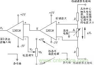 电压调节与采样稳压部分电路设计图