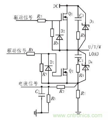 图1:功率管的保护电路