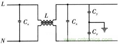 一般性能EMI滤波器结构