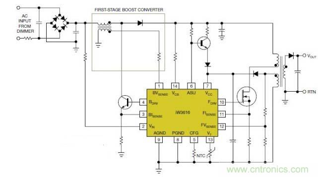 iWatt公司的iW3616 LED驱动器