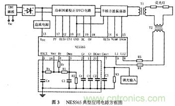 图4 NE5565典型应用电路方框图