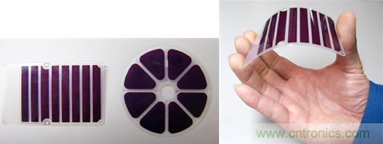  图2: 色素増感型光发电设备的照片