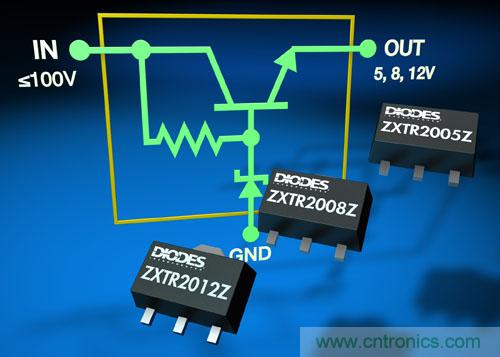  Diodes全新集成高压稳压器晶体管，显著提升功率密度和减少器件数量