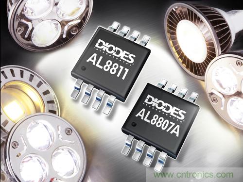 Diodes直流-直流转换器，有效节省元件成本和LED照明应用空间