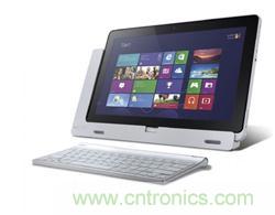 Acer变形笔记本产品，为利用OGS触屏技术强化产品的薄化设计