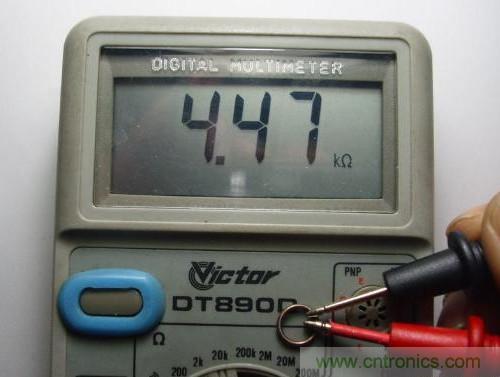 测量电阻阻值