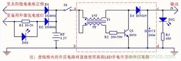 微型太阳能供电板DIY,给手电筒收音机供电