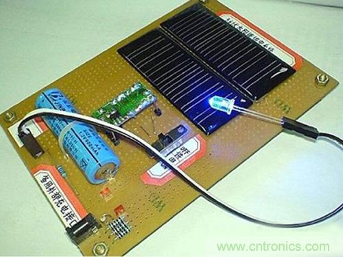 微型太阳能供电板DIY,给手电筒收音机供电