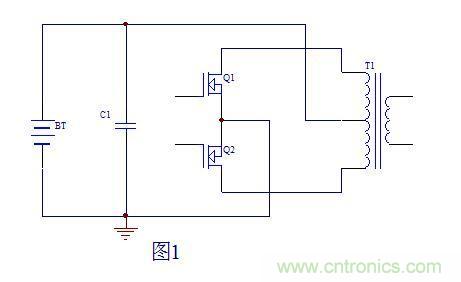 大师手笔:推挽逆变器中变压器漏感尖峰有源钳位处理