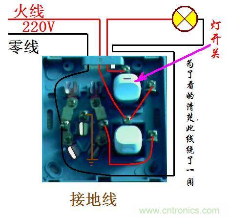 火线零线地线电路图