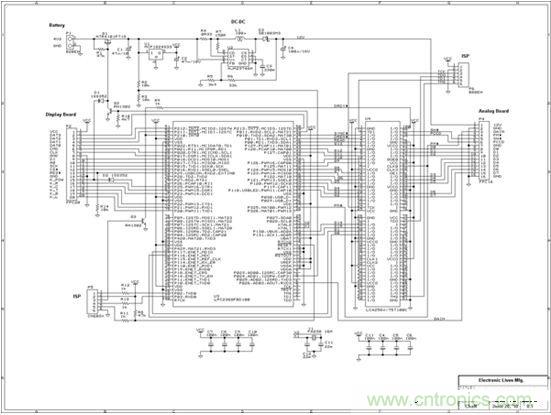 主控电路部分电路图