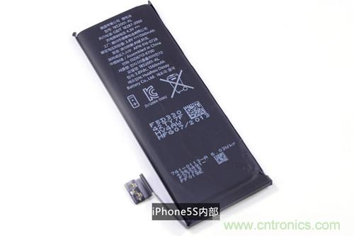 土豪金iPhone 5S拆解:内部结构升级,维修难度增加