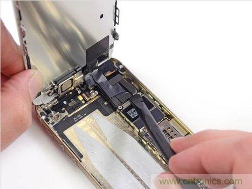 土豪金iPhone 5S拆解:内部结构升级,维修难度增加