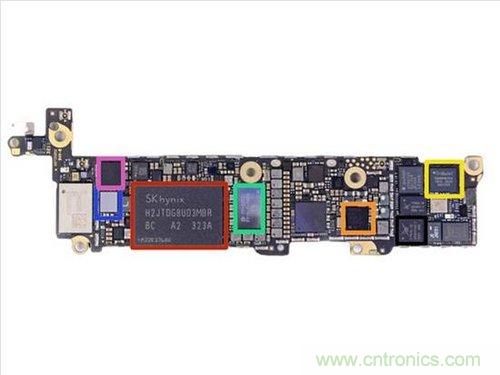 土豪金iPhone 5S拆解:内部结构升级,维修难度增加