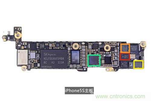 土豪金iPhone 5S拆解:内部结构升级,维修难度增加