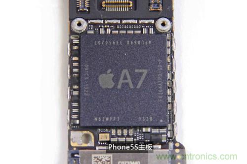土豪金iPhone 5S拆解:内部结构升级,维修难度增加