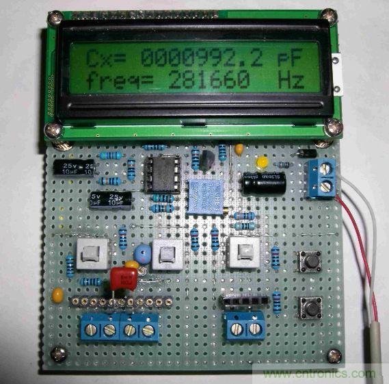 DIY集电容、电感和频率为一体的测量仪器