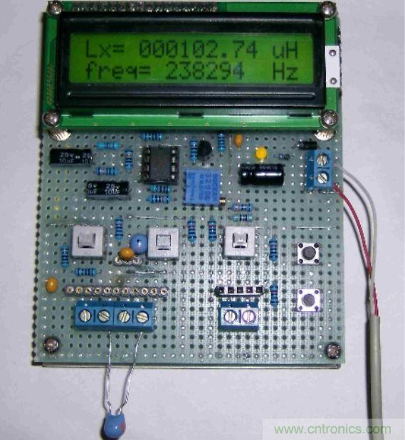 DIY集电容、电感和频率为一体的测量仪器