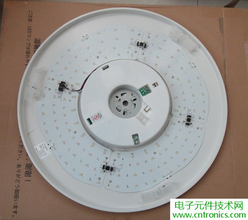 高端大气上档次!智能遥控调光LED吸顶灯拆解