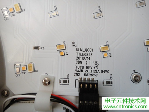高端大气上档次!智能遥控调光LED吸顶灯拆解