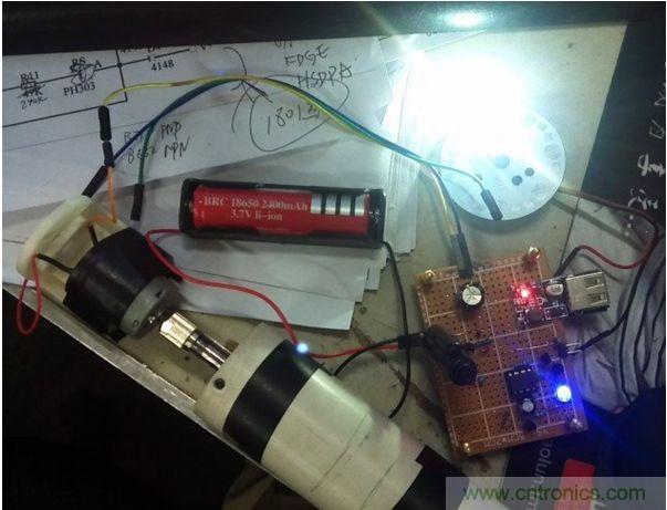 勿需充电的全自动自行车灯 DIY