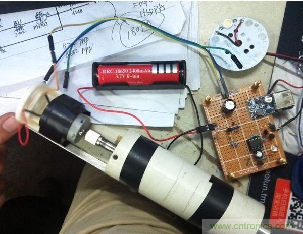 勿需充电的全自动自行车灯 DIY