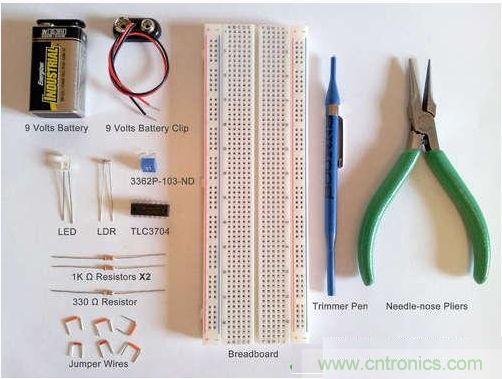 DIY：教你10分钟自制光线探测器 