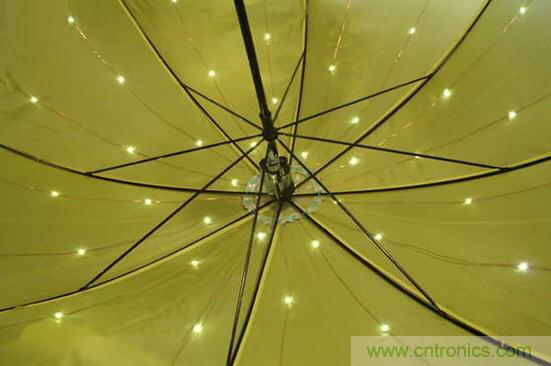 创意DIY！送女朋友的绝妙礼物，LED星光伞！