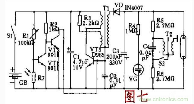 电子闪光灯电路