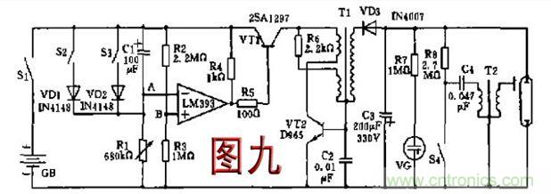 电子闪光灯电路