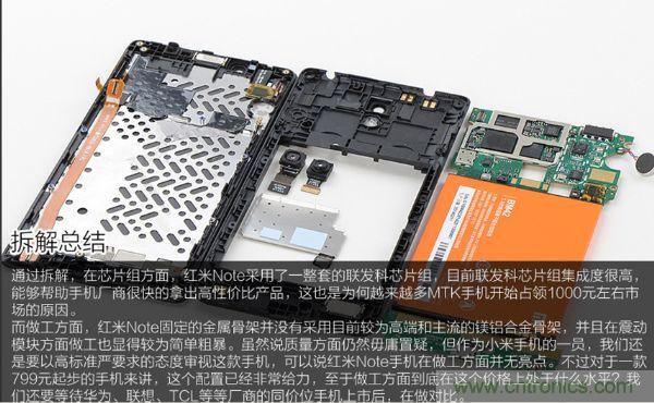 红米Note拆解