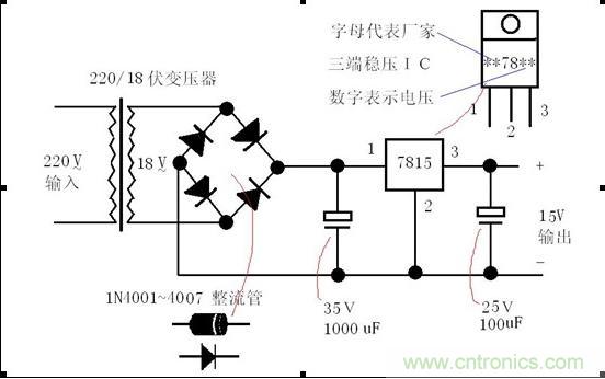 四个二极管为什么要这么接