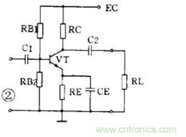分压式偏置共发射极放大电路