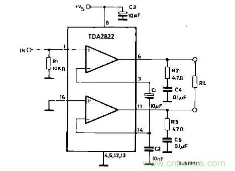 TDA2822单声道功放