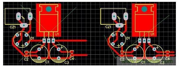 线性电源PCB图